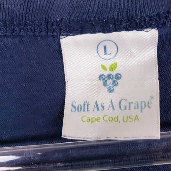 Soft as a Grape Vintage Graphic‎ Boston Red Sox Cropped T-shirt size Large - Picture 5 of 6